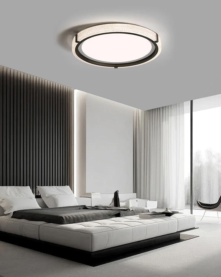 WOMO Acrylic Round Flush Mount Ceiling Light-WM1228 - Image 2
