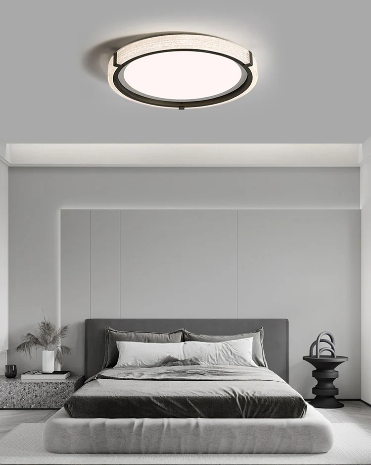 WOMO Acrylic Round Flush Mount Ceiling Light-WM1228 - Image 3