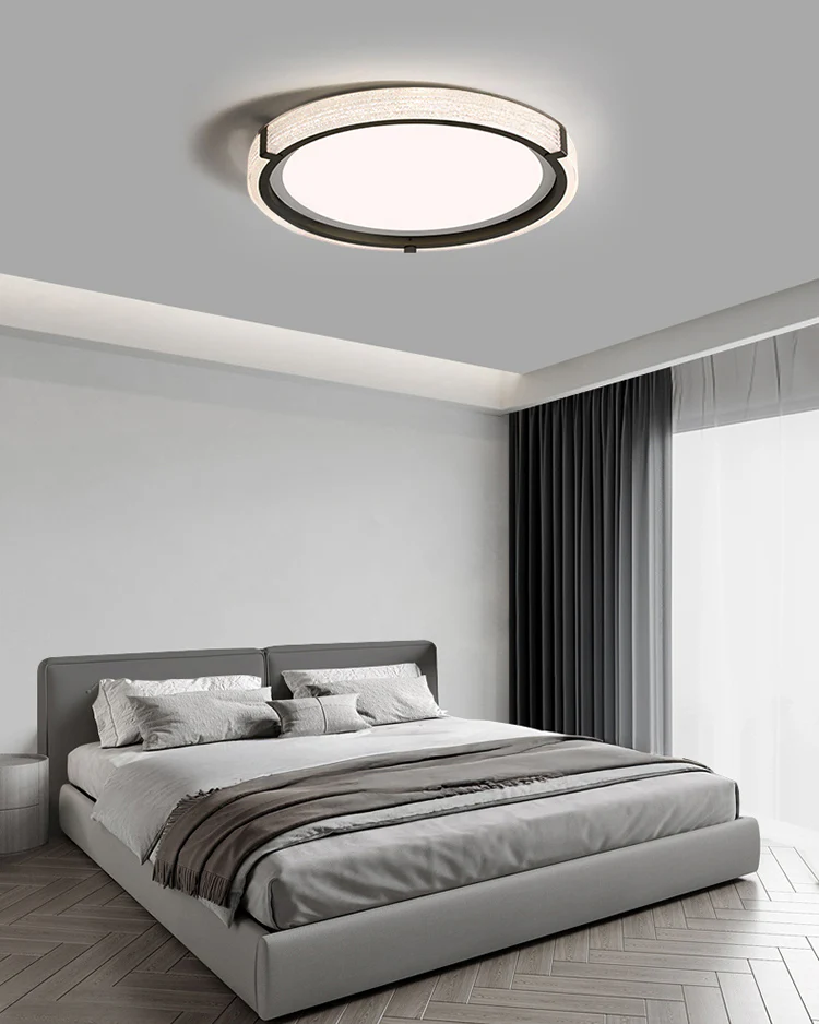 WOMO Acrylic Round Flush Mount Ceiling Light-WM1228 - Image 4