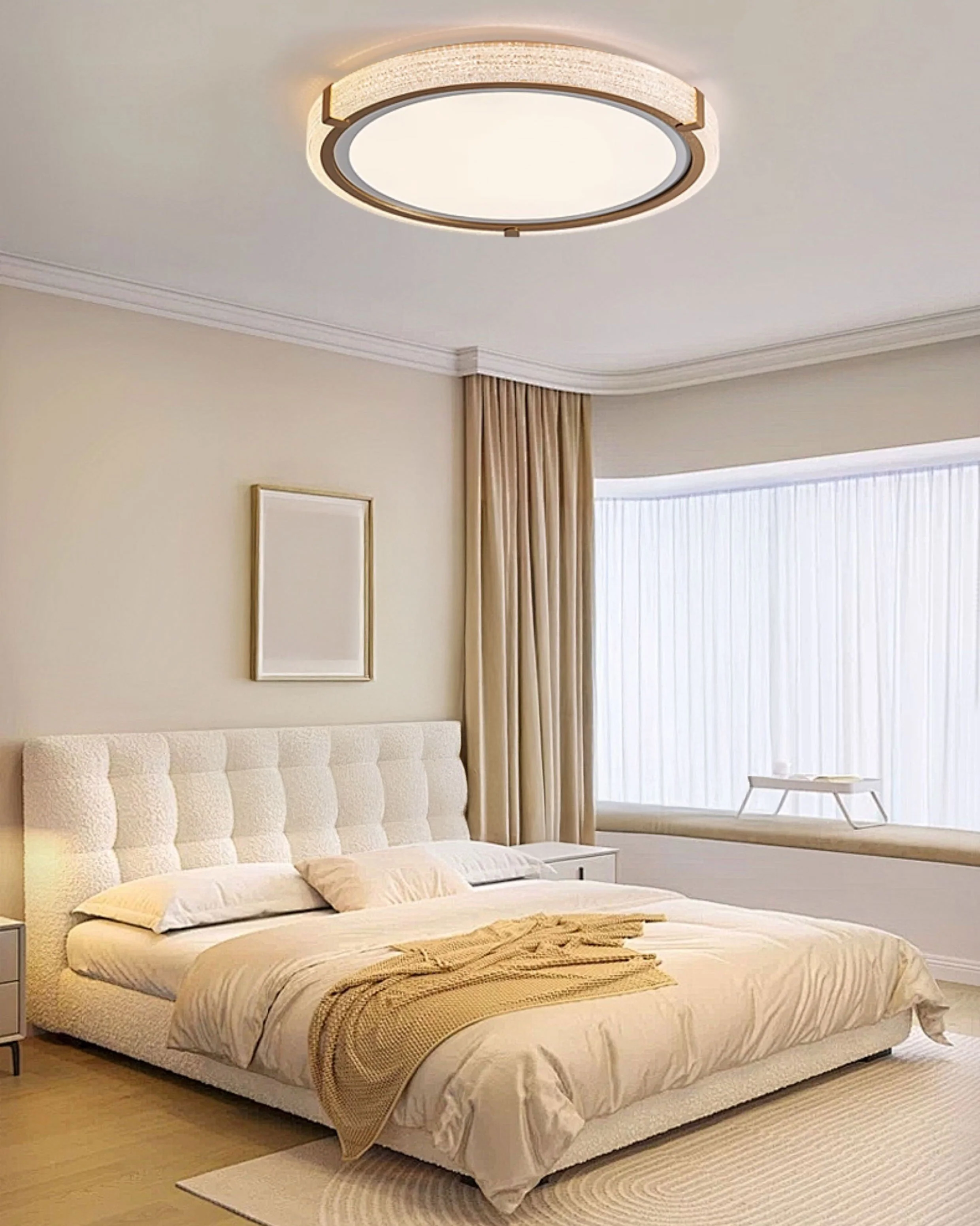 WOMO Acrylic Round Flush Mount Ceiling Light-WM1228 - Image 7