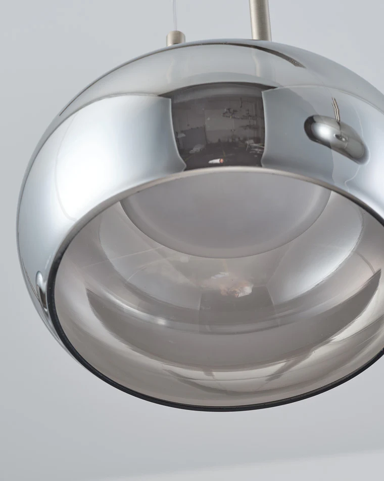 WOMO Round Smoked Glass Pendant Light-WM2322 - Image 13