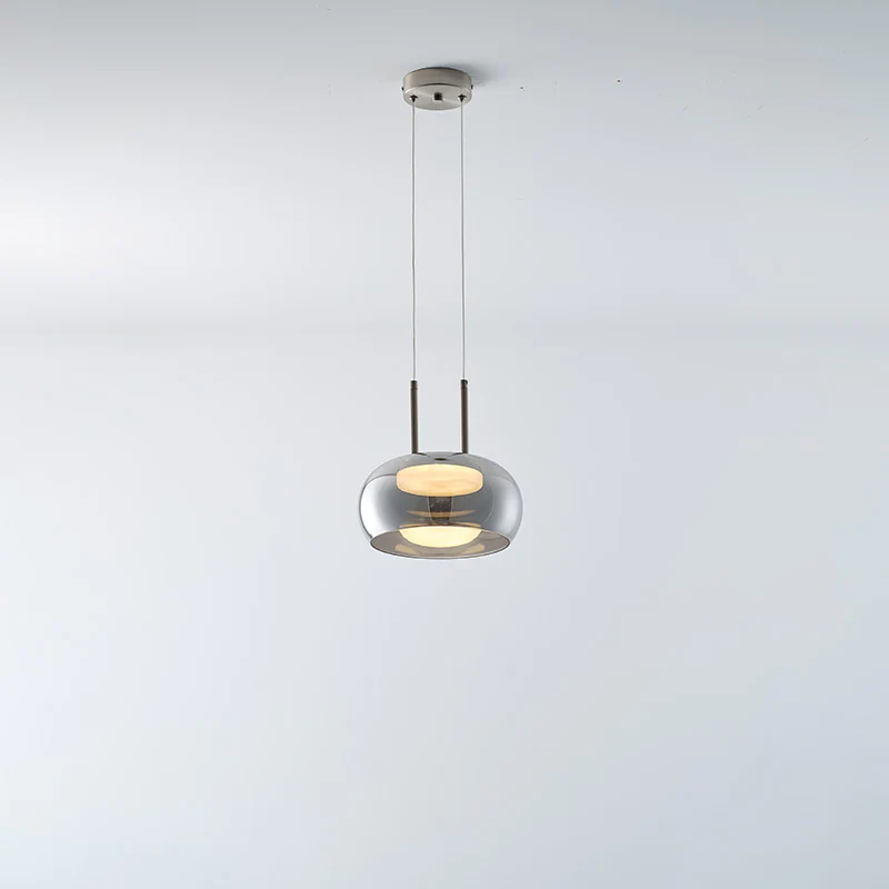 WOMO Round Smoked Glass Pendant Light-WM2322 - Image 15