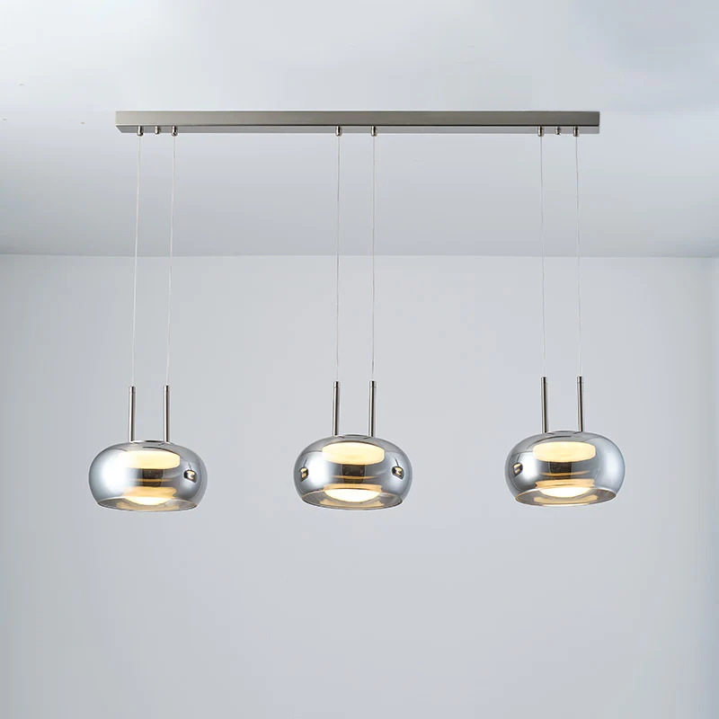 WOMO Round Smoked Glass Pendant Light-WM2322 - Image 17