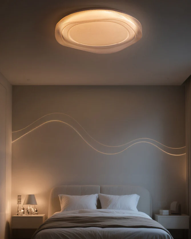 WOMO Round Wavy Ceiling Light-WM1187 - Image 8
