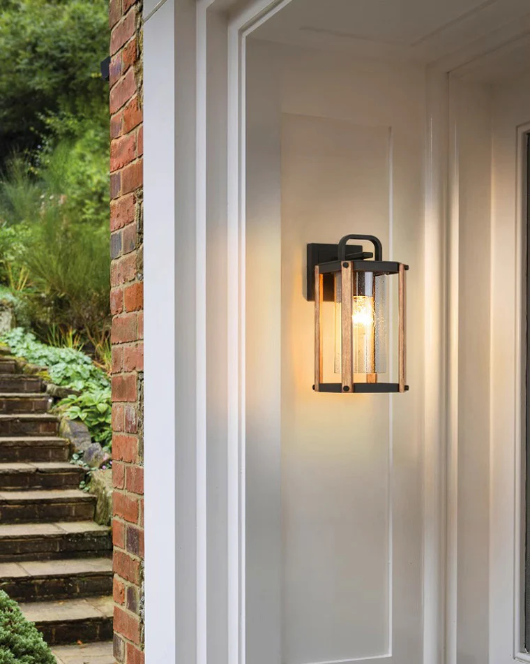 WOMO Rustic Outdoor Wall Lantern-WM9147 - Image 2