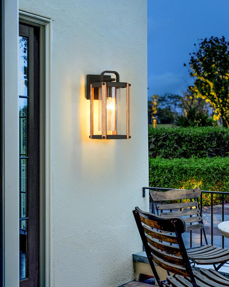 WOMO Rustic Outdoor Wall Lantern-WM9147 - Image 4