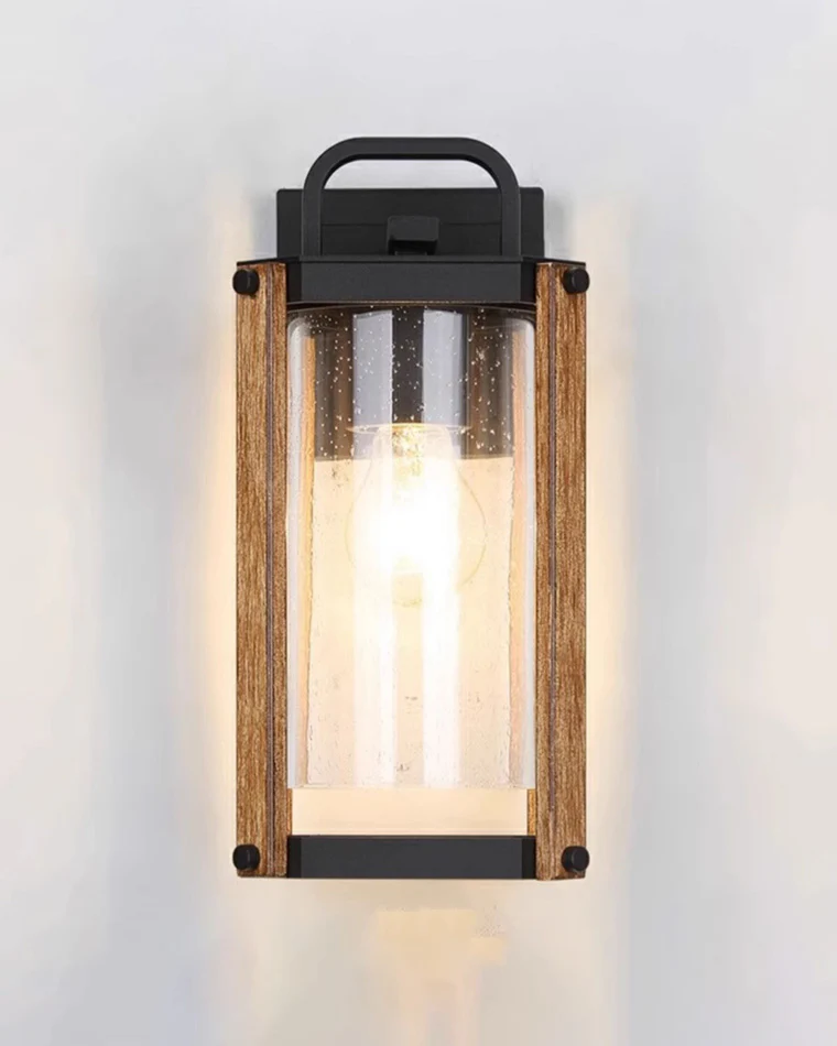 WOMO Rustic Outdoor Wall Lantern-WM9147 - Image 6