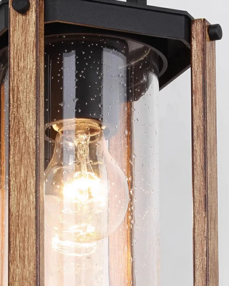 WOMO Rustic Outdoor Wall Lantern-WM9147 - Image 8