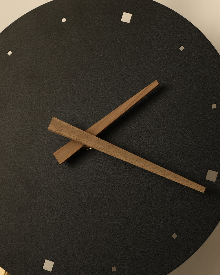 WOMO  Sculptural Wall Clock with Led Light-WM6087 - Image 14