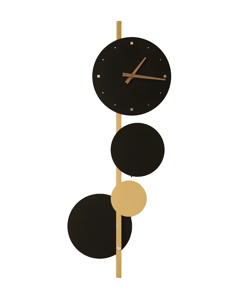 WOMO  Sculptural Wall Clock with Led Light-WM6087 - Image 17