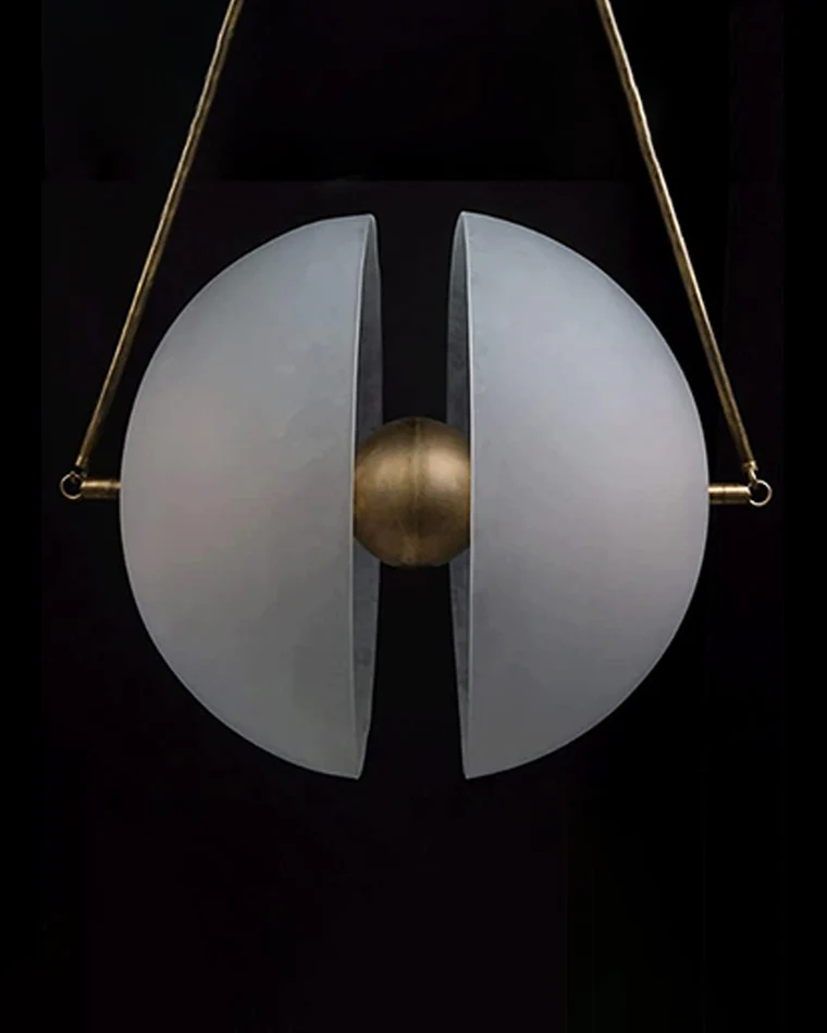 WOMO Semi-sphere Glass Pendant Light-WM2506 - Image 12