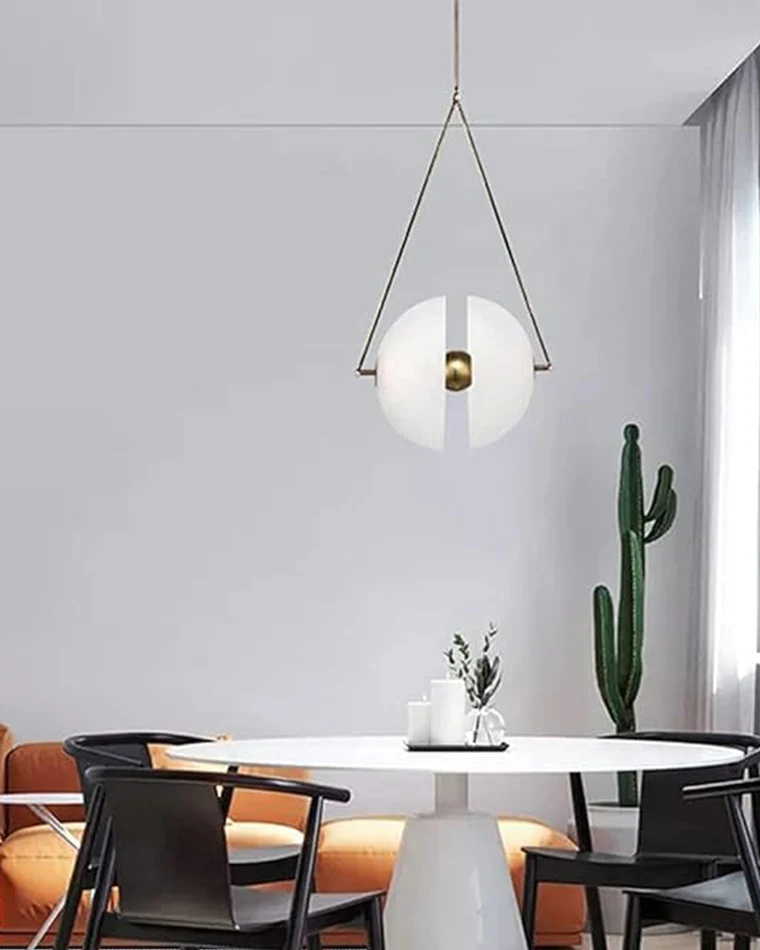 WOMO Semi-sphere Glass Pendant Light-WM2506 - Image 3