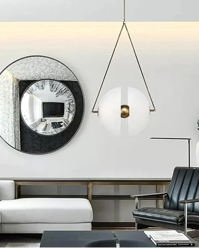 WOMO Semi-sphere Glass Pendant Light-WM2506 - Image 7