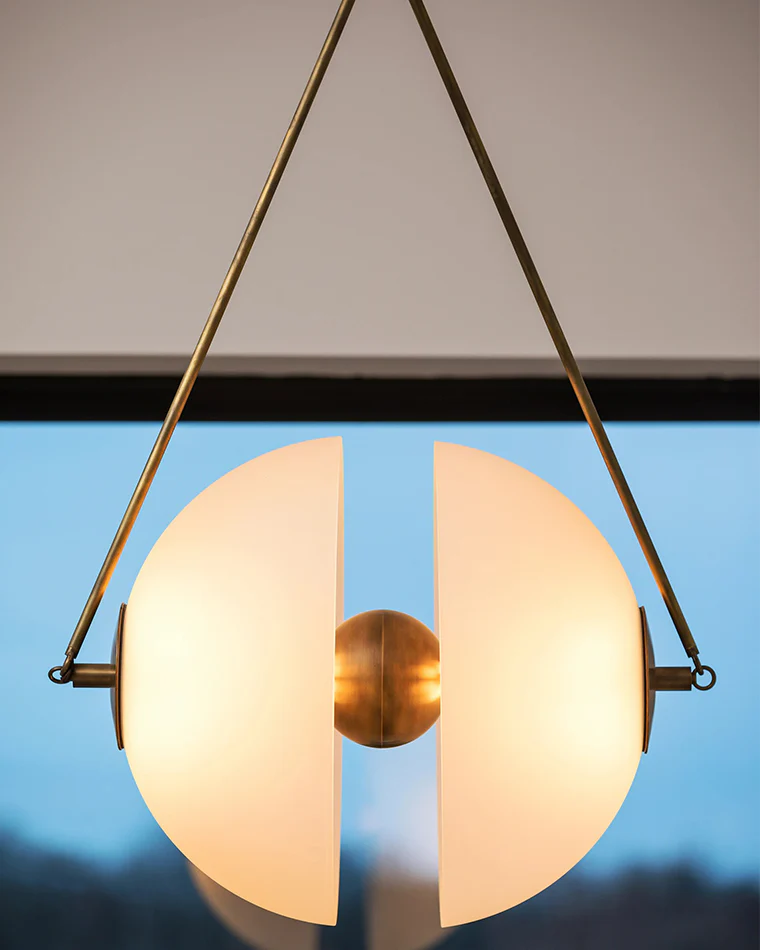 WOMO Semi-sphere Glass Pendant Light-WM2506 - Image 9