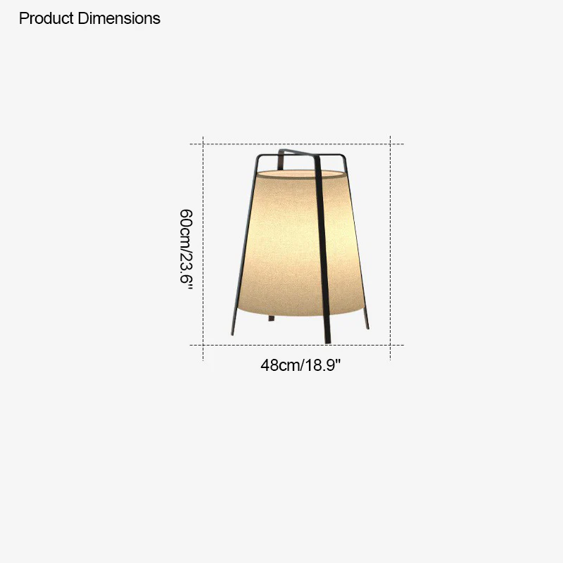 WOMO Designer Short Lantern Floor Lamp-WM7047 - Image 19