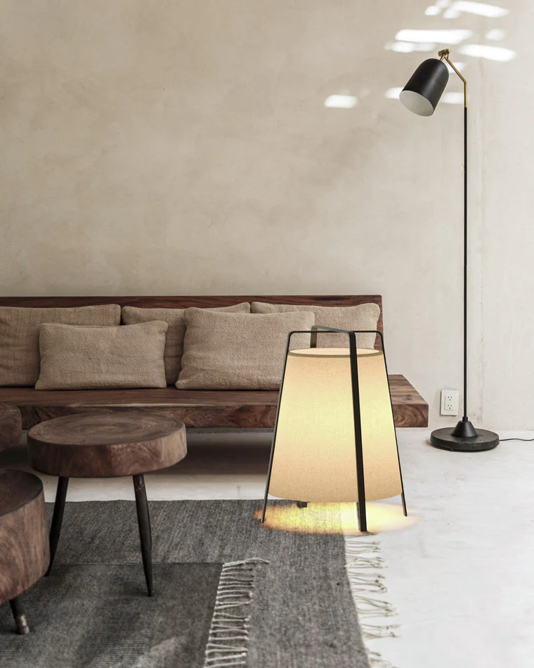 WOMO Designer Short Lantern Floor Lamp-WM7047 - Image 3
