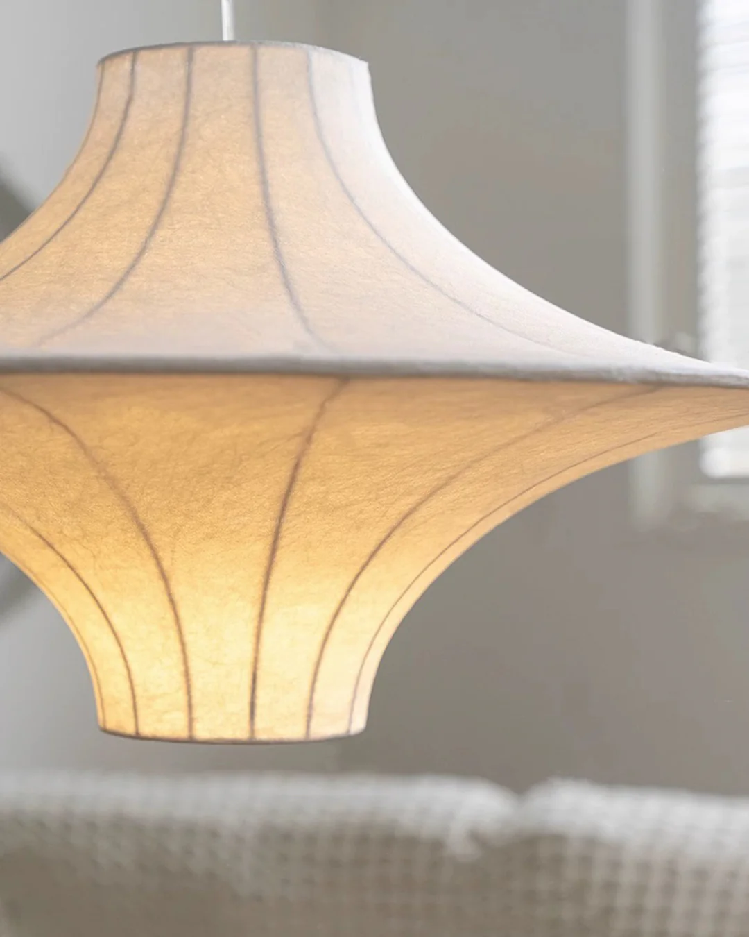 WOMO Flying Saucer Silk Pendant Light-WM2937 - Image 11