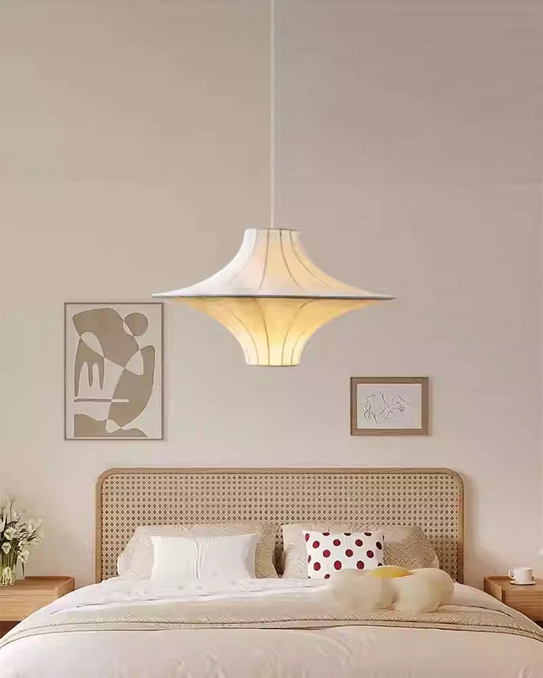 WOMO Flying Saucer Silk Pendant Light-WM2937 - Image 3
