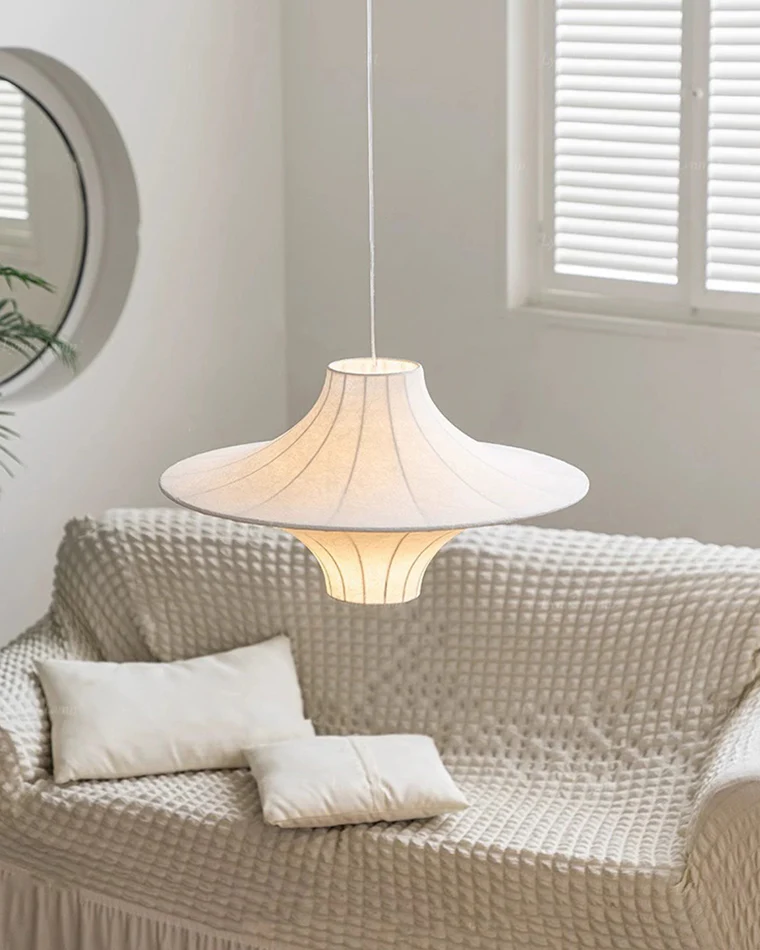 WOMO Flying Saucer Silk Pendant Light-WM2937 - Image 8