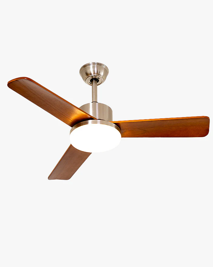 WOMO Silver and Walnut Ceiling Fan Lamp - WM5149 - Image 20