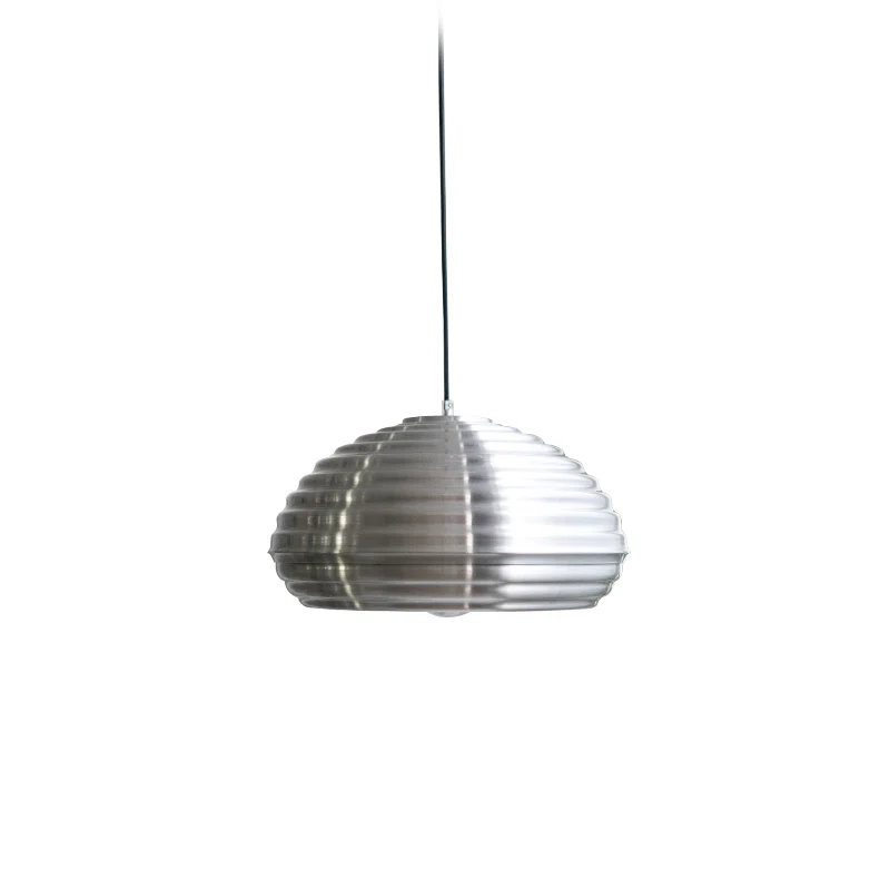 WOMO Silver Fluted Dome Pendant Light-WM2660 - Image 9