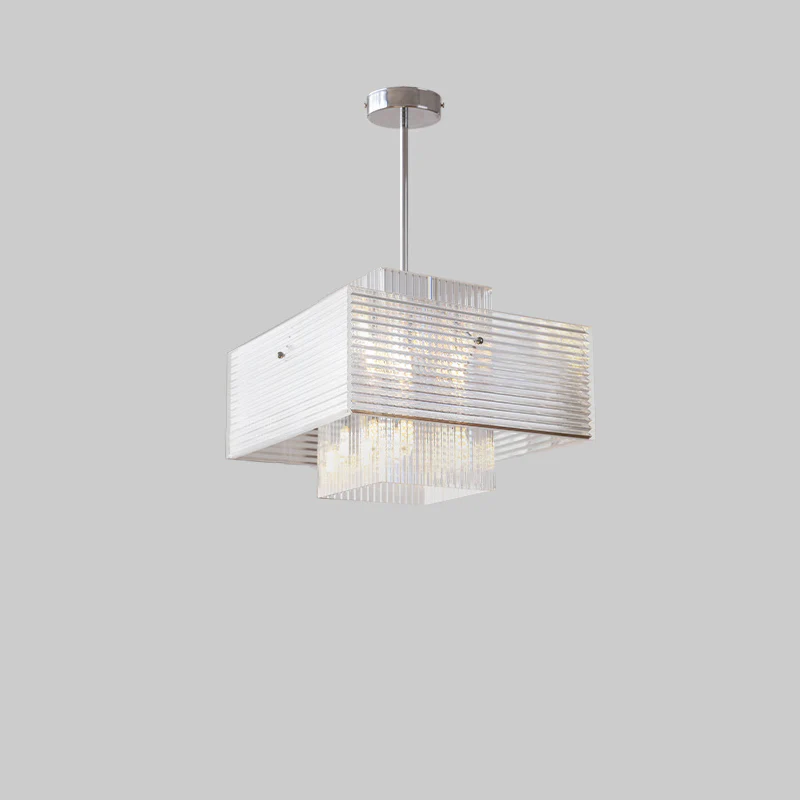WOMO Silver Geometric Pendant Light-WM3070 - Image 10