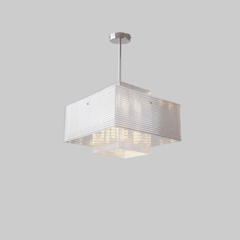 WOMO Silver Geometric Pendant Light-WM3070 - Image 11