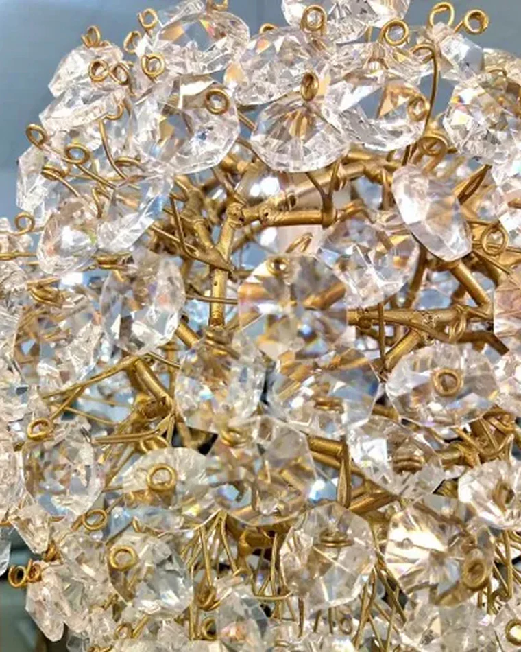 WOMO Small Crystal Globe Pendant Light-WM2367 - Image 19