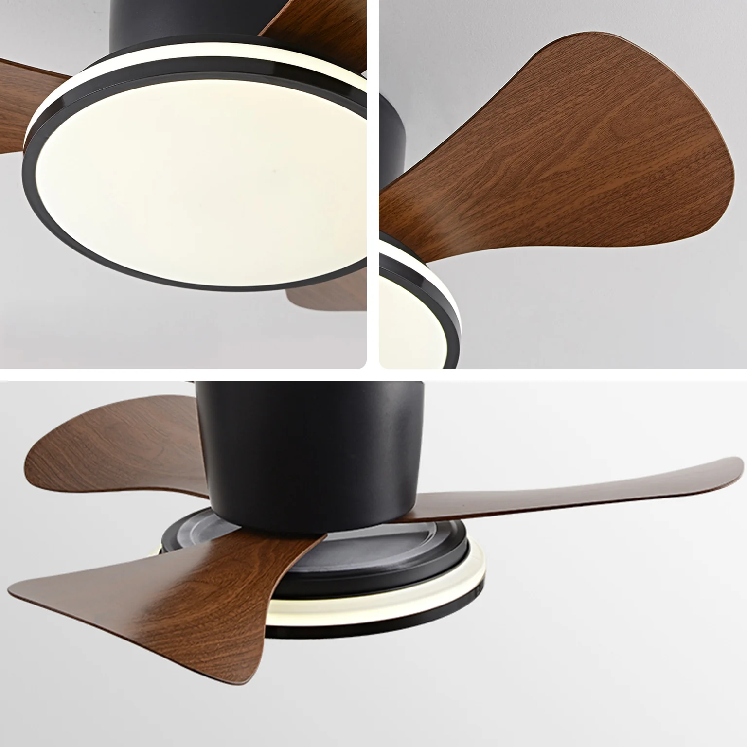 WOMO Small Low Profile Ceiling Fan Lamp - WM5166 - Image 9