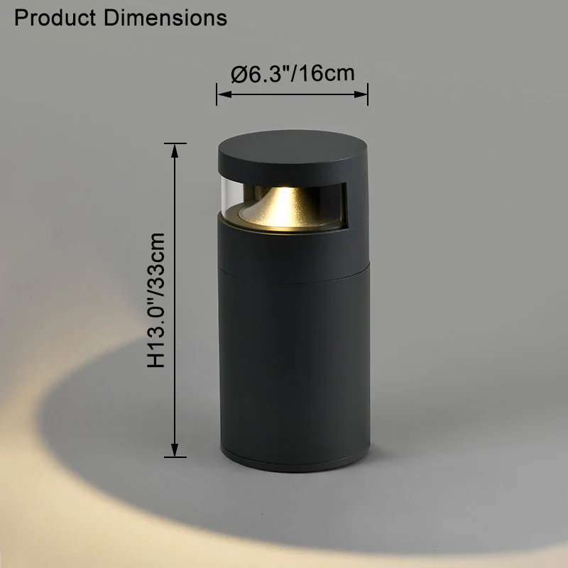 WOMO Small Pathway Bollard Light-WM9130 - Image 9