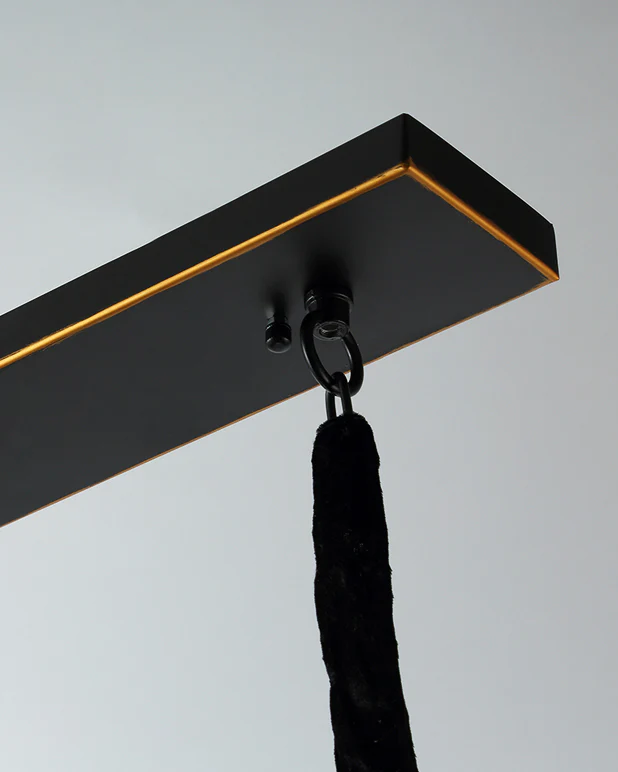WOMO Smoked Crystal Rectangular Chandelier-WM2918 - Image 4
