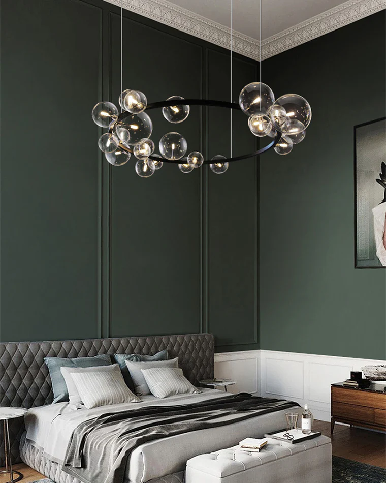 WOMO Circular Glass Bubble Chandelier-WM2292 - Image 11
