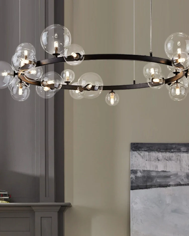 WOMO Circular Glass Bubble Chandelier-WM2292 - Image 13