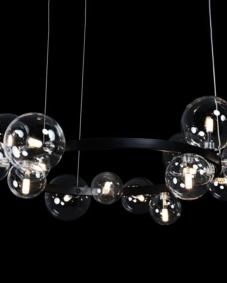 WOMO Circular Glass Bubble Chandelier-WM2292 - Image 15
