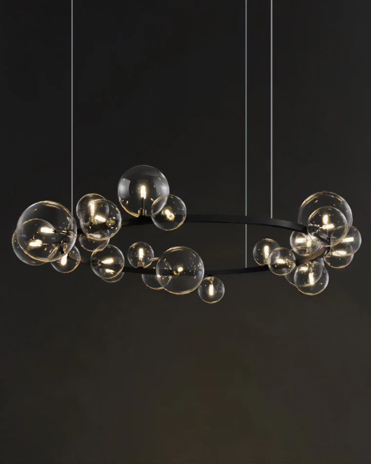 WOMO Circular Glass Bubble Chandelier-WM2292 - Image 21