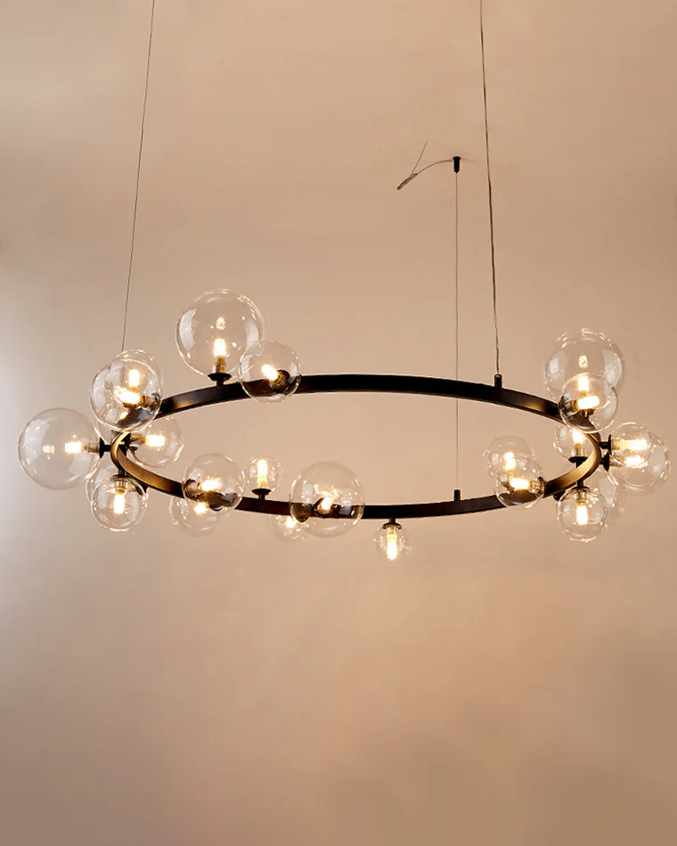 WOMO Circular Glass Bubble Chandelier-WM2292 - Image 25