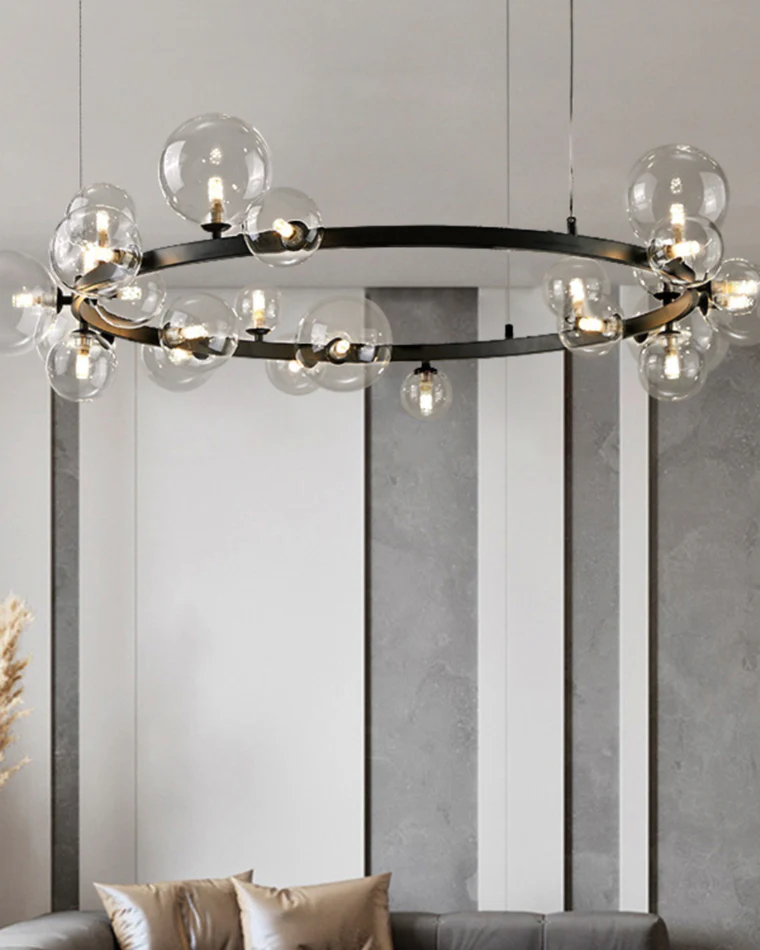 WOMO Circular Glass Bubble Chandelier-WM2292 - Image 27