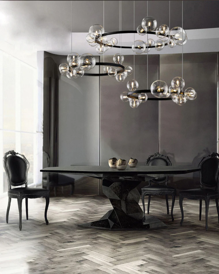 WOMO Circular Glass Bubble Chandelier-WM2292 - Image 29