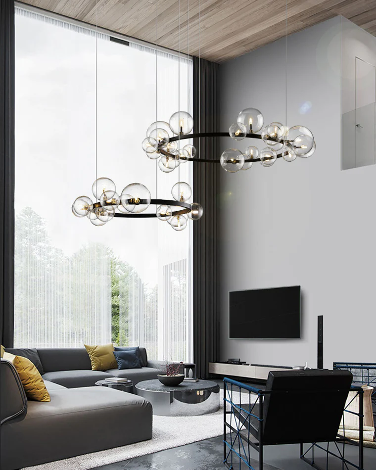 WOMO Circular Glass Bubble Chandelier-WM2292 - Image 30