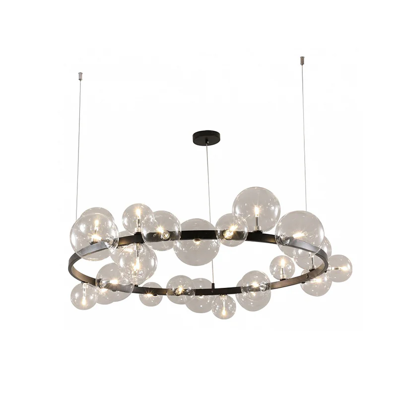 WOMO Circular Glass Bubble Chandelier-WM2292 - Image 31