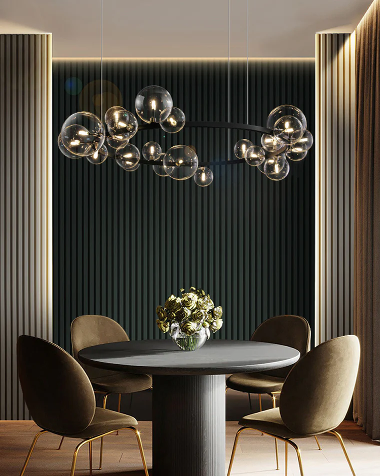 WOMO Circular Glass Bubble Chandelier-WM2292 - Image 8