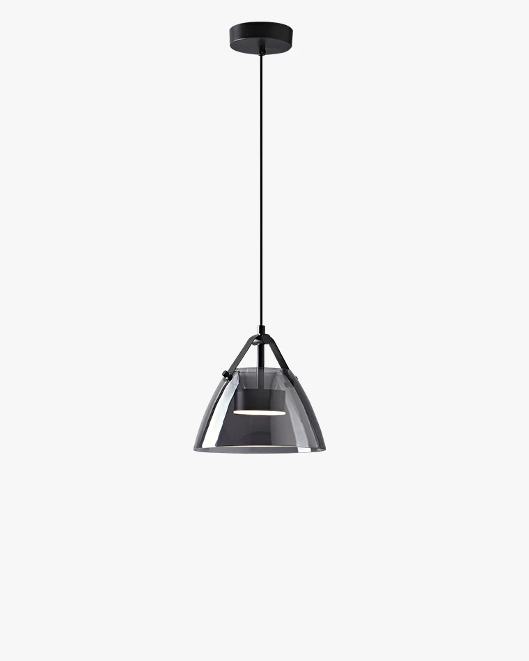 WOMO 3 Light Smoked Glass Pendant Light-WM2238 - Image 16