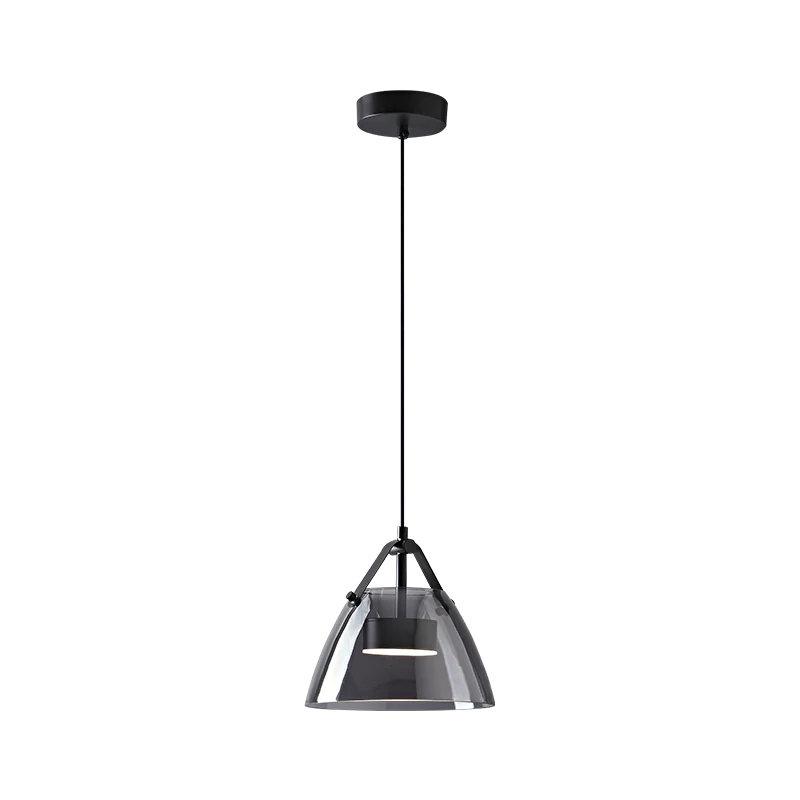 WOMO 3 Light Smoked Glass Pendant Light-WM2238 - Image 17
