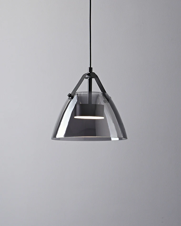 WOMO 3 Light Smoked Glass Pendant Light-WM2238 - Image 19
