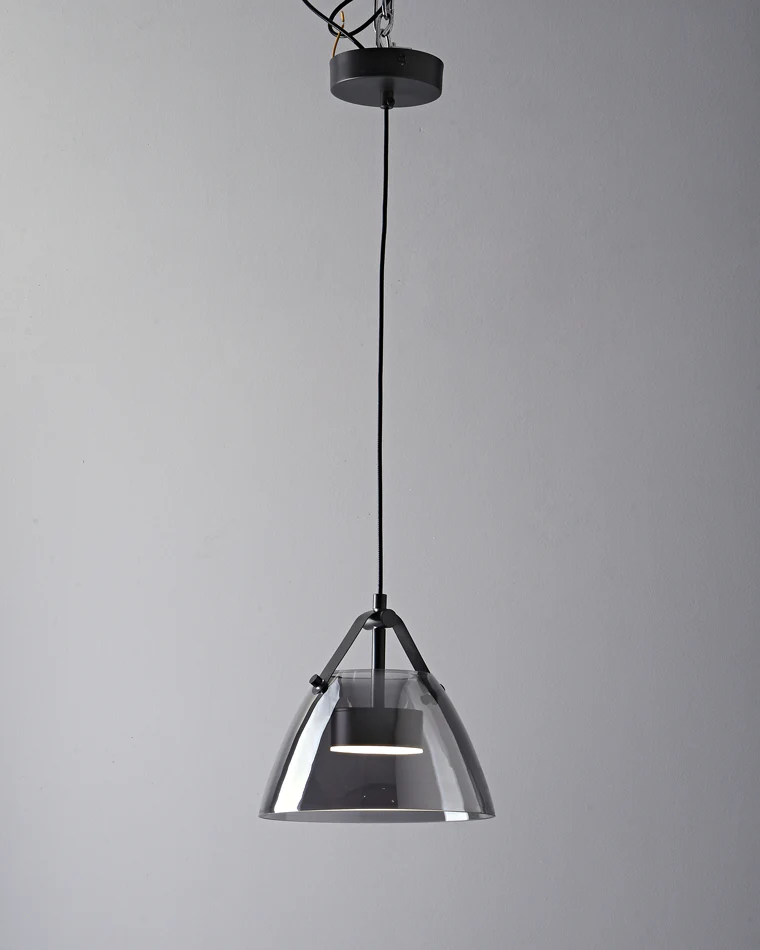 WOMO 3 Light Smoked Glass Pendant Light-WM2238 - Image 24