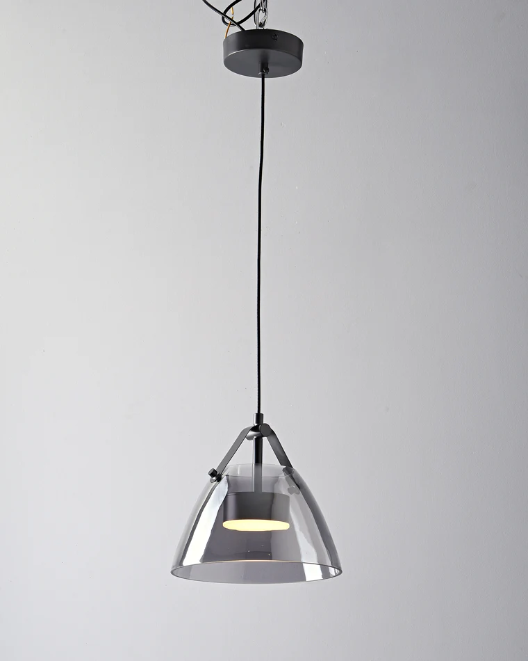 WOMO 3 Light Smoked Glass Pendant Light-WM2238 - Image 25