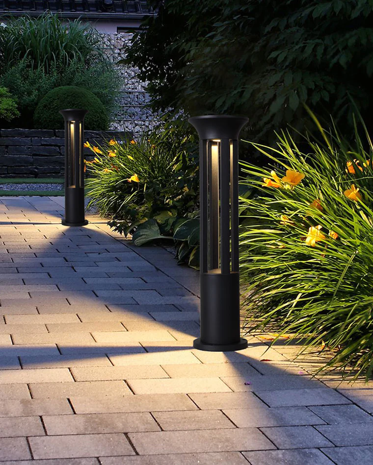 WOMO Solar Lawn Bollard Light-WM9056 - Image 3