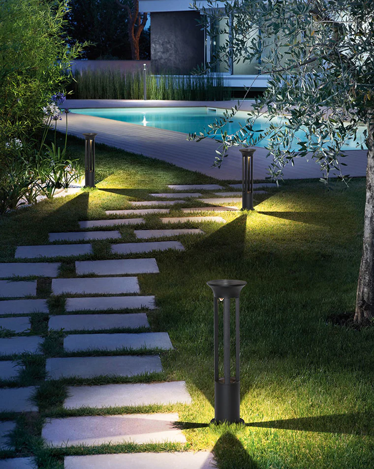 WOMO Solar Lawn Bollard Light-WM9056 - Image 9