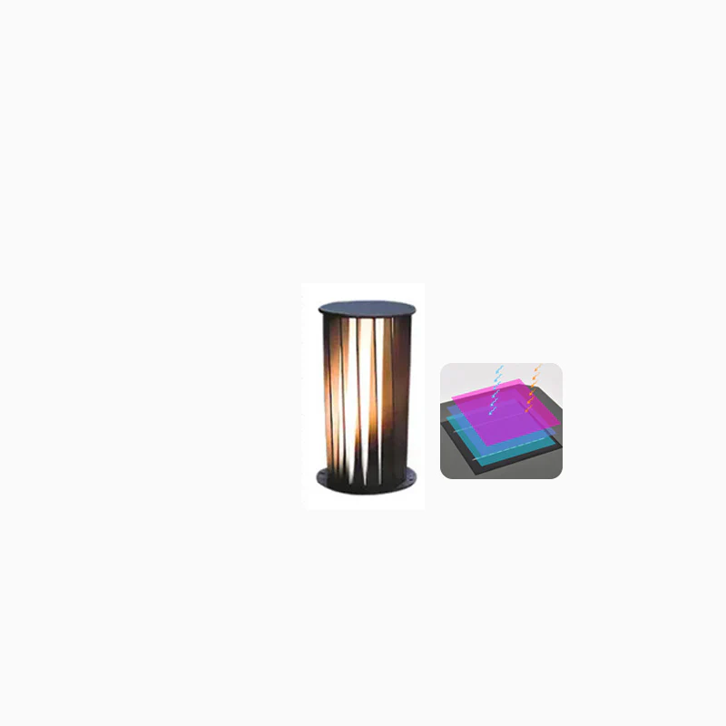 WOMO Decorative Solar Bollard Light-WM9179 - Image 14