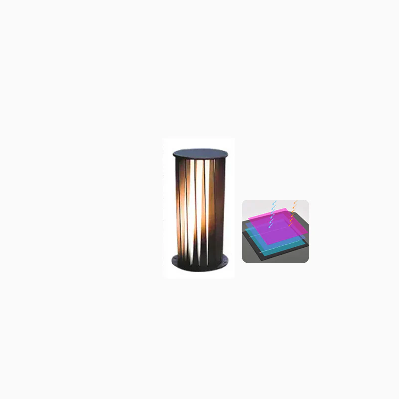 WOMO Decorative Solar Bollard Light-WM9179 - Image 16
